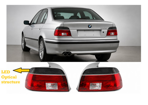 Rear smoke red - taillight, set