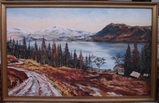 John Fane - Large Oil on Board Landscape