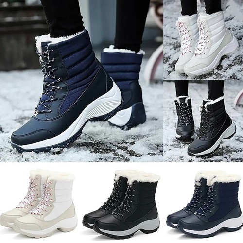 Womens waterproof snow ankle - snow,