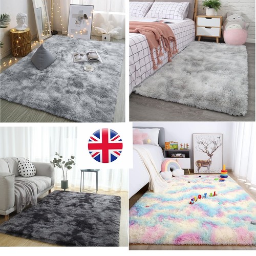 Fluffy rugs anti slip large - rugs,