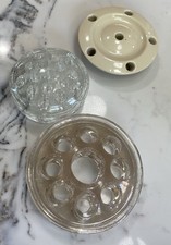 Vintage flower frogs - , glass