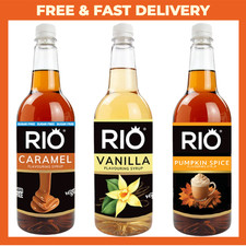 Rio Syrups | Classic Range for Coffee & Cocktails | 1Litre Bottles