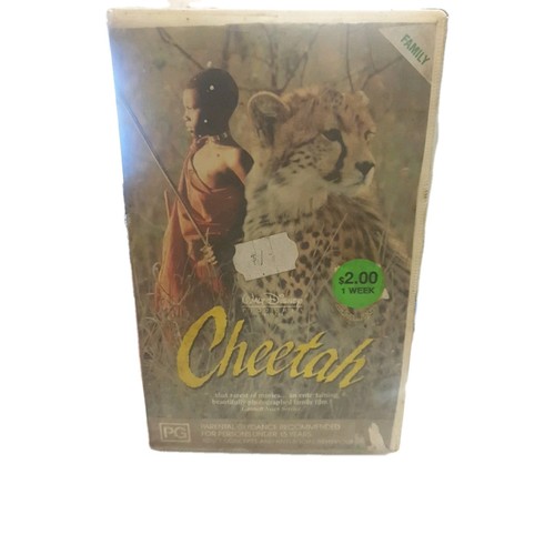 Cheetah vhs - cheetah, disney)