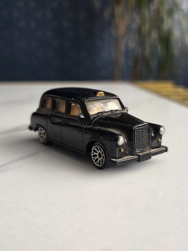 London taxi black cab - black, matchbox