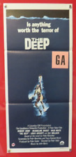 THE DEEP ORIGINAL 1977 CINEMA DAYBILL MOVIE FILM POSTER Robert Shaw    JAWS