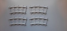  Genuine Lego City Train Track 4x curved Pieces from sets 60198, 60205 etc
