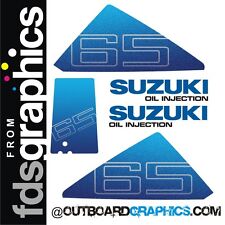 Suzuki DT65hp outboard engine decals/sticker kit