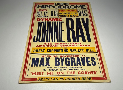1950s london hippodrome poster - 1950s,
