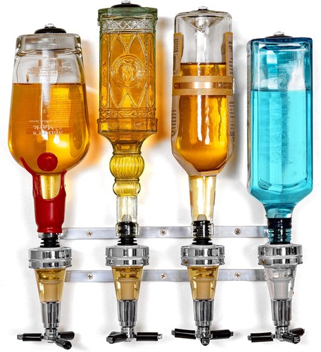 Bottles wall mounted liquor - 4,