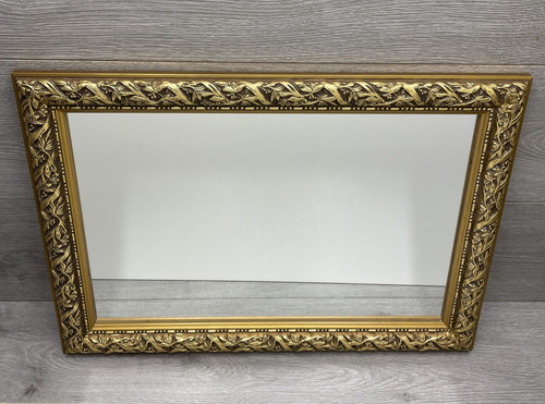 Vintage rectangle mirror leaf - mirror,