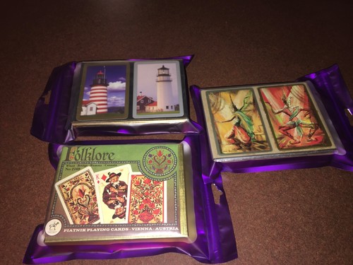 Decks playing cards lot of - of,