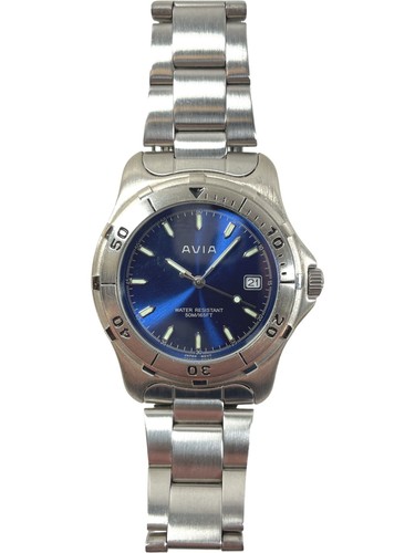 Avia wristwatch blue dial mens - wristwatch,