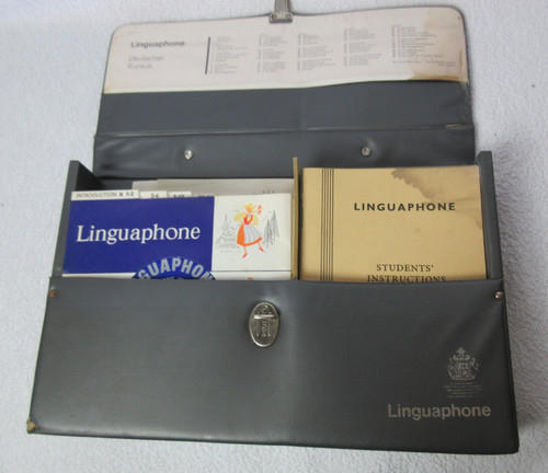 Vintage linguaphone german - linguaphone,