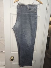 Mens Blue Denim Cotton Trader