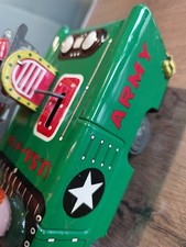 A1 JAPANESE MISSILE TRUCK  FRICTION DRIVEN TINPLATE 1950S