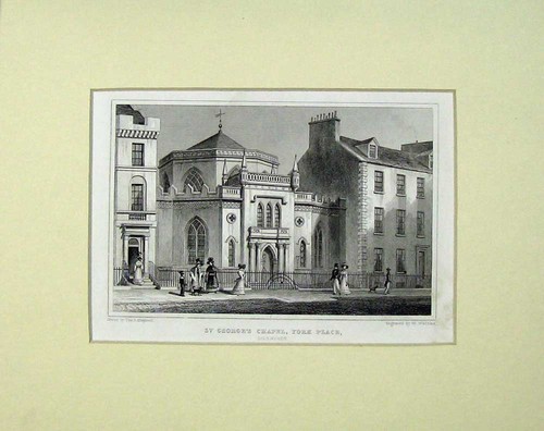 Old antique print george - old,