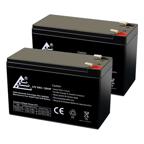 Pack 12v 9ah sealed lead - 2,