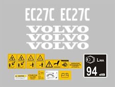 Volvo EC27C Mini Digger Decal