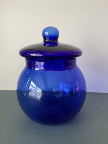 Cobalt blue lidded - cobalt,
