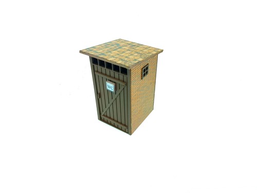 Toilet building outdoor wc - ,