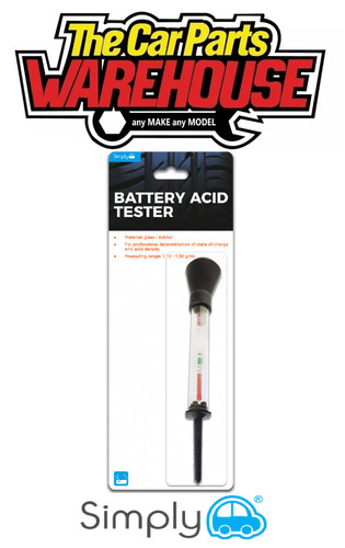 Battery acid tester hydrometer - acid,
