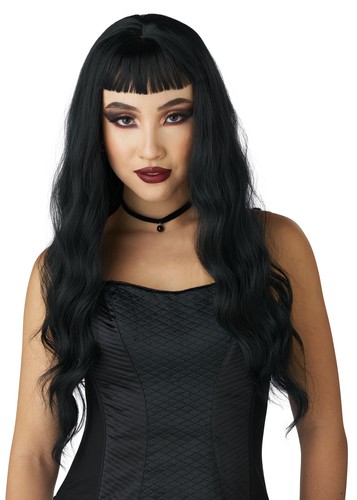 Costume trad goth wavy wig - trad-goth,