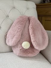 Cute Bunny Rabbit Fluffy Pink Backpack