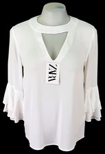 ZARA Womans White 3/4 SLEEVE