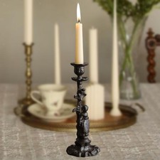 Cast Iron Candle Holder Candle