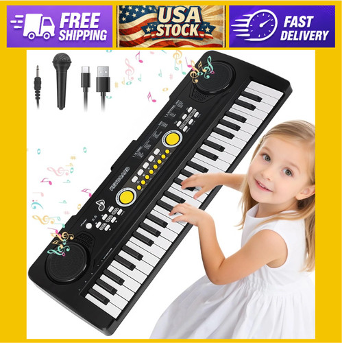 Key kids piano keyboard toy - 49-key,