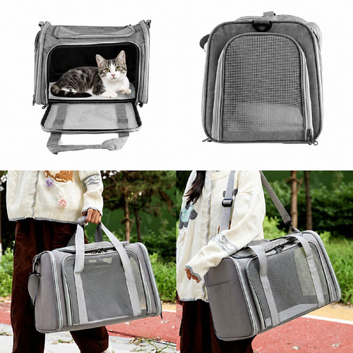 Large pet carrier bag soft - pet,