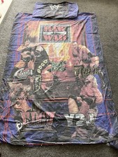 Vintage Wwf Wrestling Single & curtains  Attitude 2000 