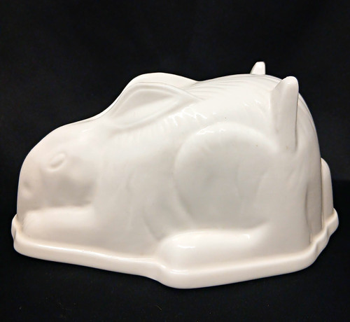 Vintage ceramic rabbit shaped - ceramic,