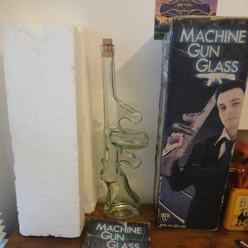 Tommy machine gun decanter - tommy,