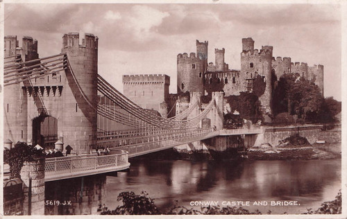 Vintage rppc postcard conwy - vintage,