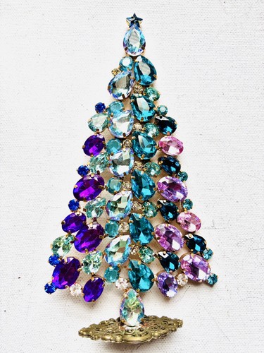 Rhinestone xmas tree - rhinestone, stand