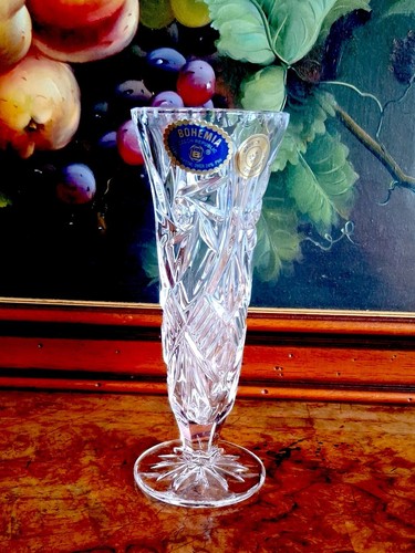 Vintage bohemia crystal flower - bohemia,