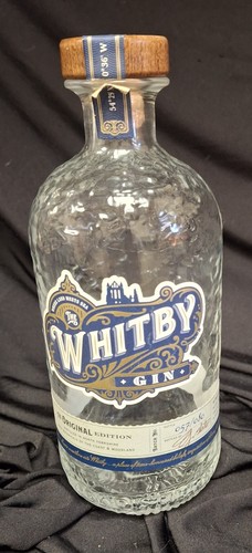 Whitby gin bottle empty - gin,