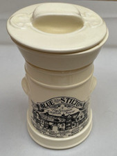 London Pottery Blue Stilton  Ceramic Pot With Lid. (20/06)