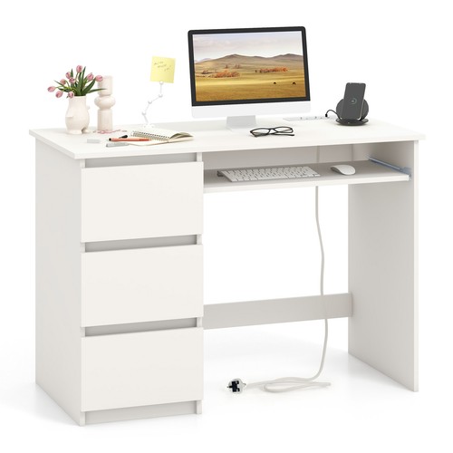 Computer desk with - computer,