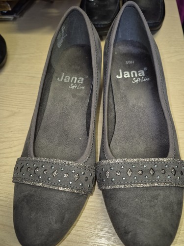 Jana court shoes grey - court,