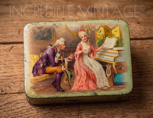 Antique georgian lady gent - georgian,