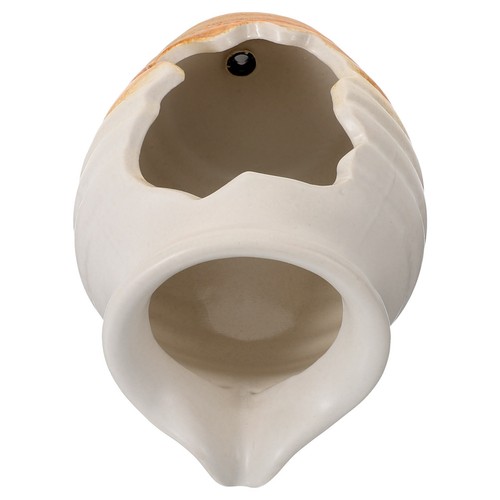 White ceramic pot shape pond - white,
