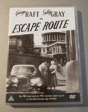 ESCAPE ROUTE - GEORGE RAFT & SALLY GRAY - SIMPLY MEDIA DVD
