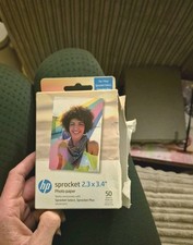 HP Sprocket Zinc Photo Paper, x50 Sheets, 2.3"x3.4", BRAND NEW (opened box).