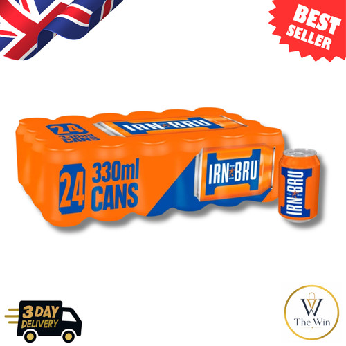 Irn bru fizzy drink cans - irn-bru,