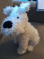 Tintin Snowy Plush Soft Cuddly Toy: Sitting Official Tintin Moulinsart 9"