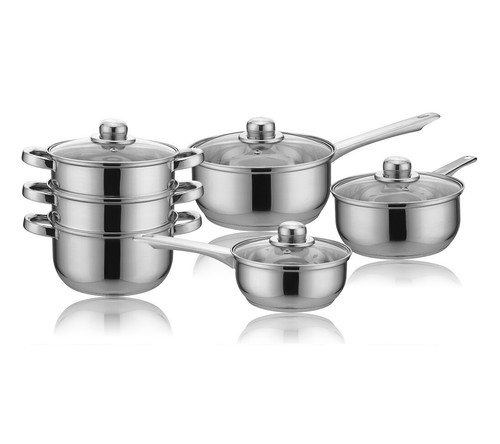 6pc stainless steel - stainless,