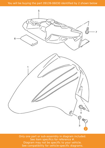 Suzuki screw - screw, (6x16)