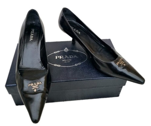 Auth prada black patent - auth,